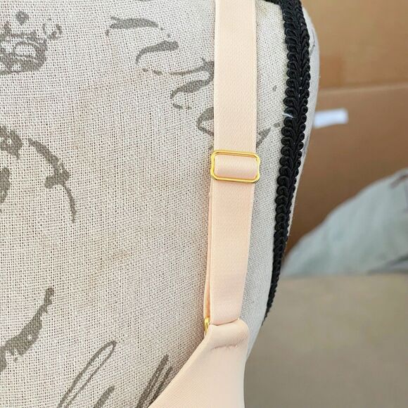 Lively Womens Bra Size 38DD Beige Toasted Almond Padded Wired Lace - Picture 6 of 15